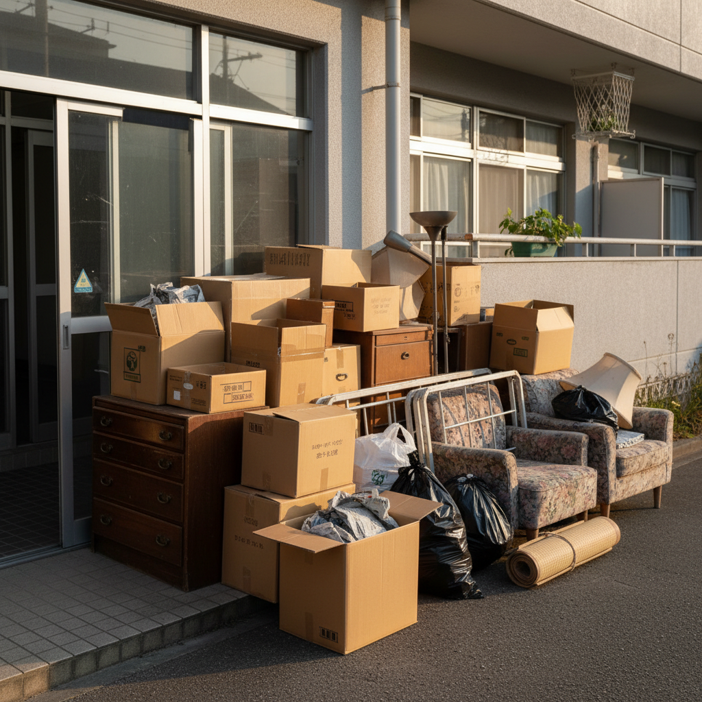 不用品の撤去